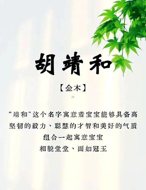 胡姓取名