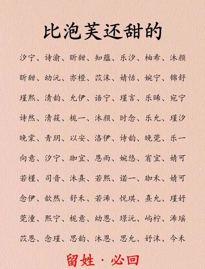 起名字典庫