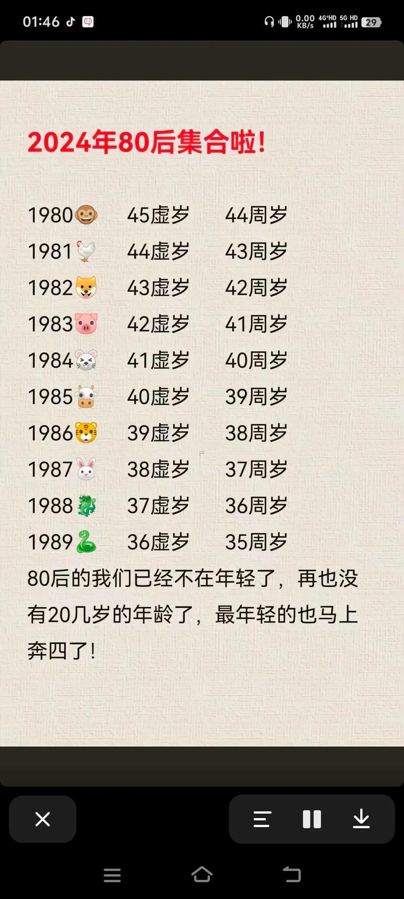 40虛歲屬何事