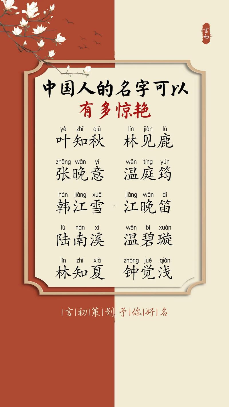中文名字