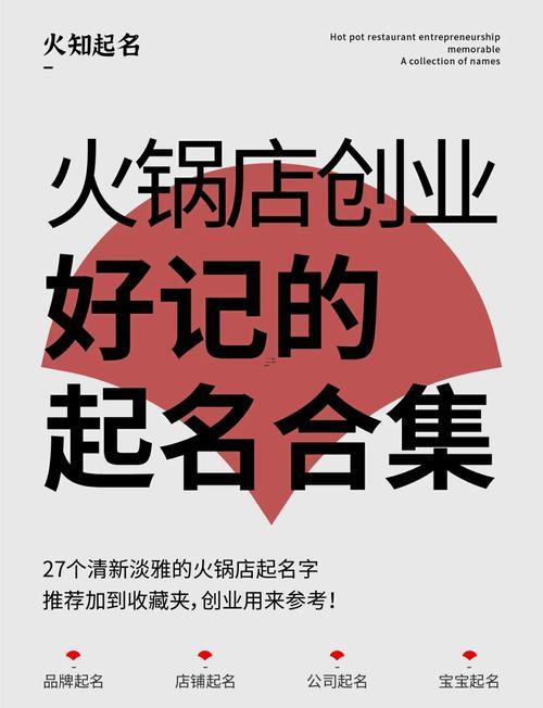火鍋店取名字大全