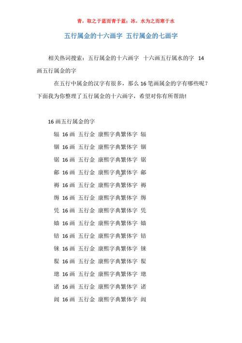 何事字屬金