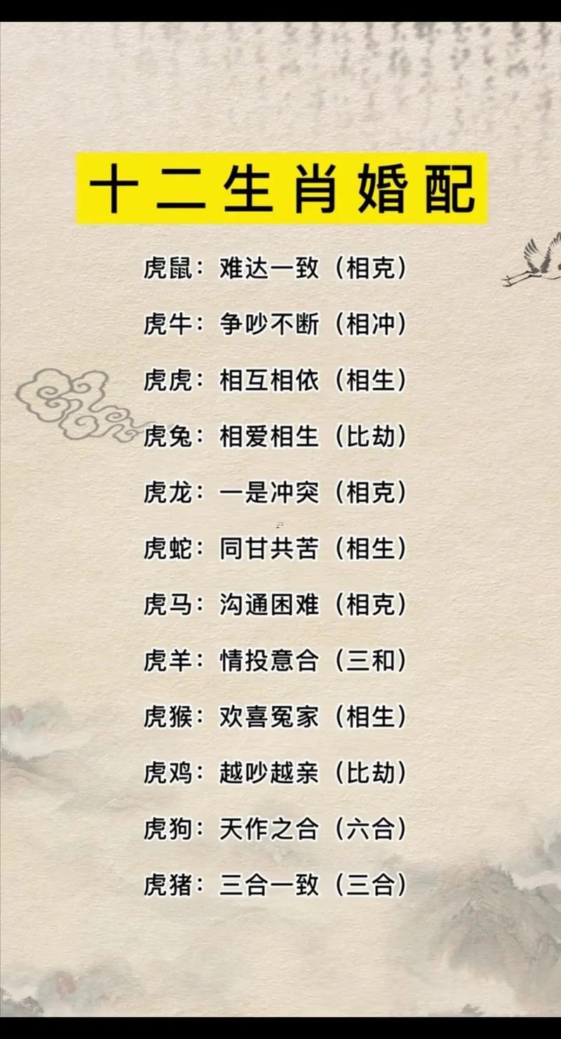 馬和虎屬相合不合