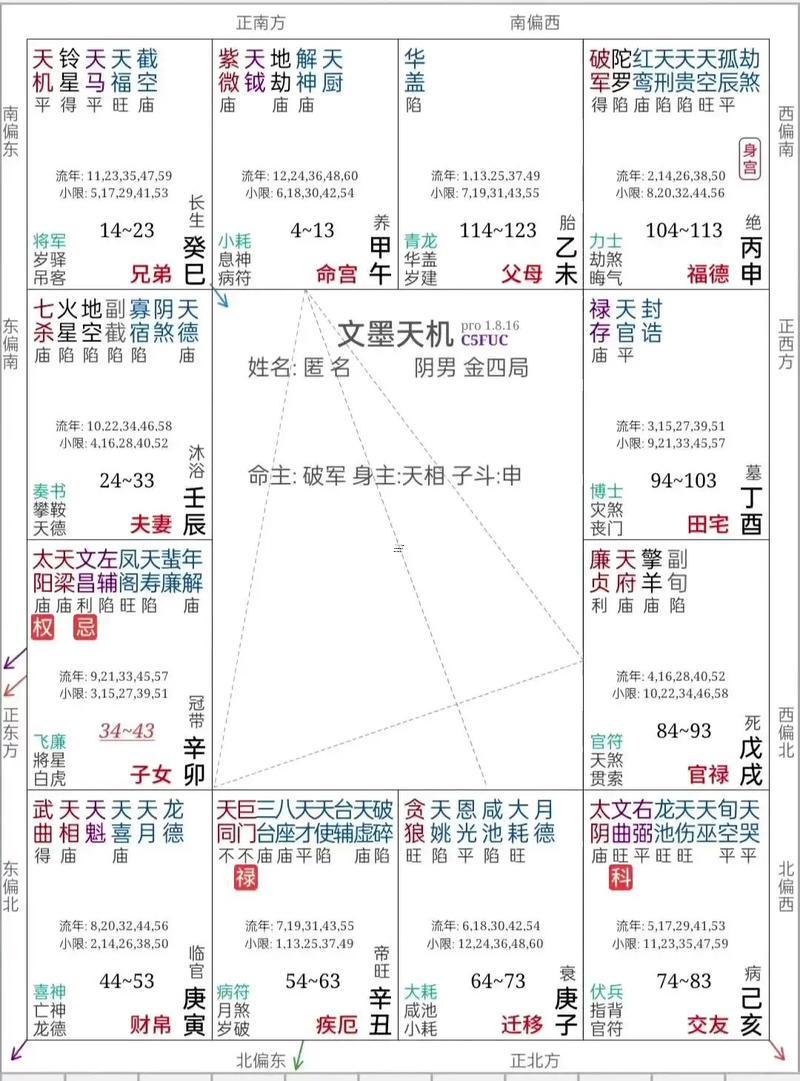 紫微斗數(shù)身宮再遷移宮