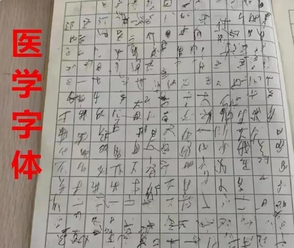 醫(yī)生的字