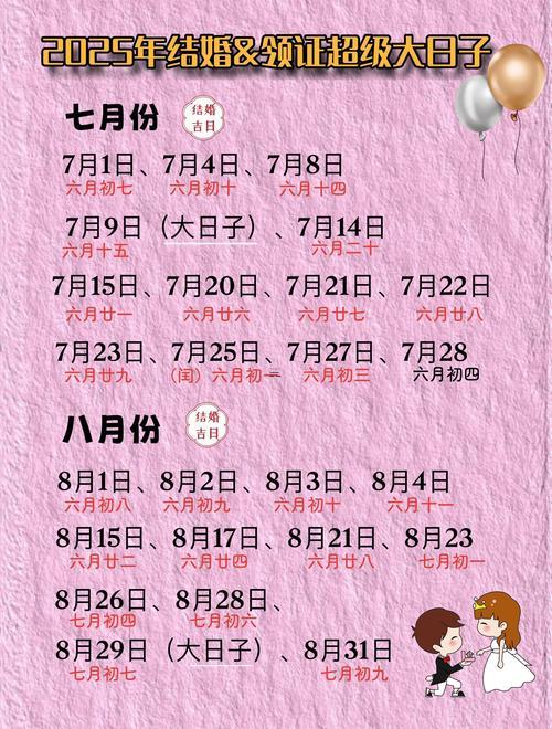 3285-.20257月結婚的好日子