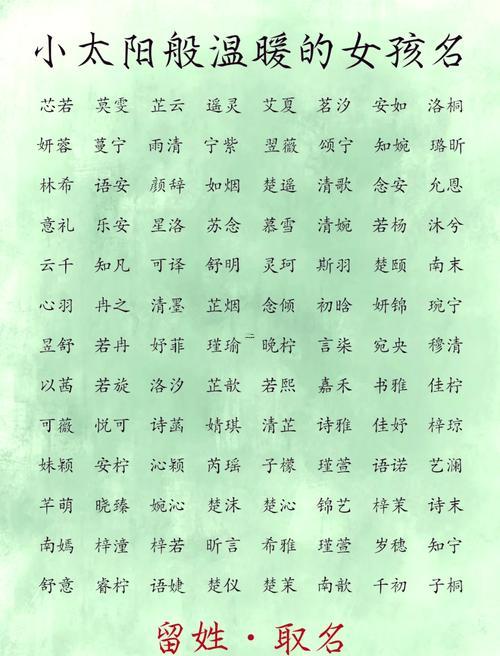 南字取名
