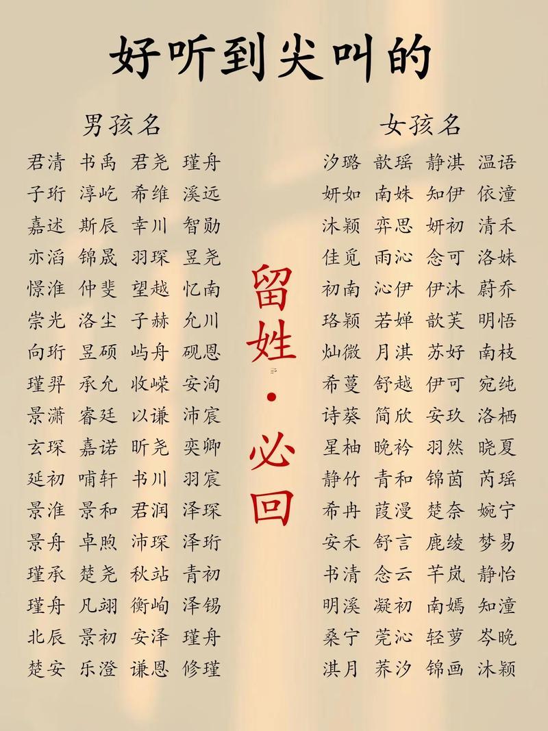 取名字大全免費(fèi)