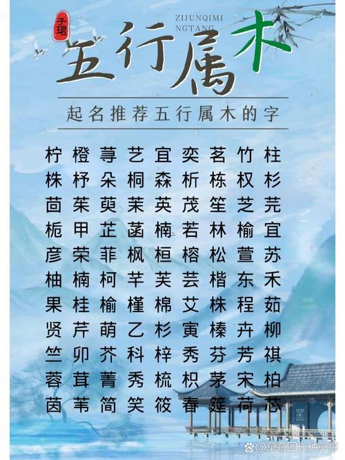 書字取名