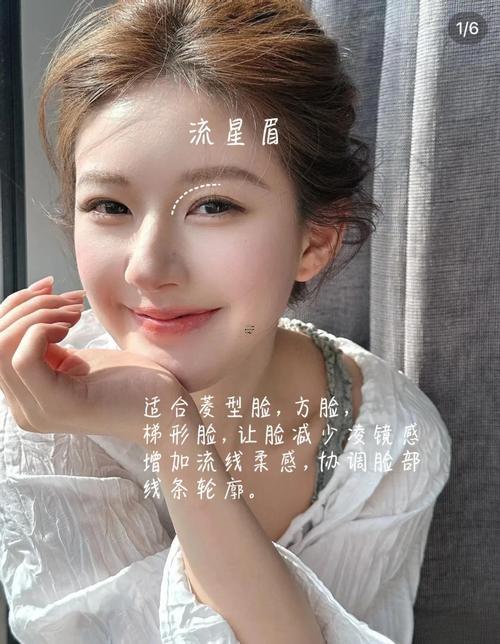 高低眉面相女人
