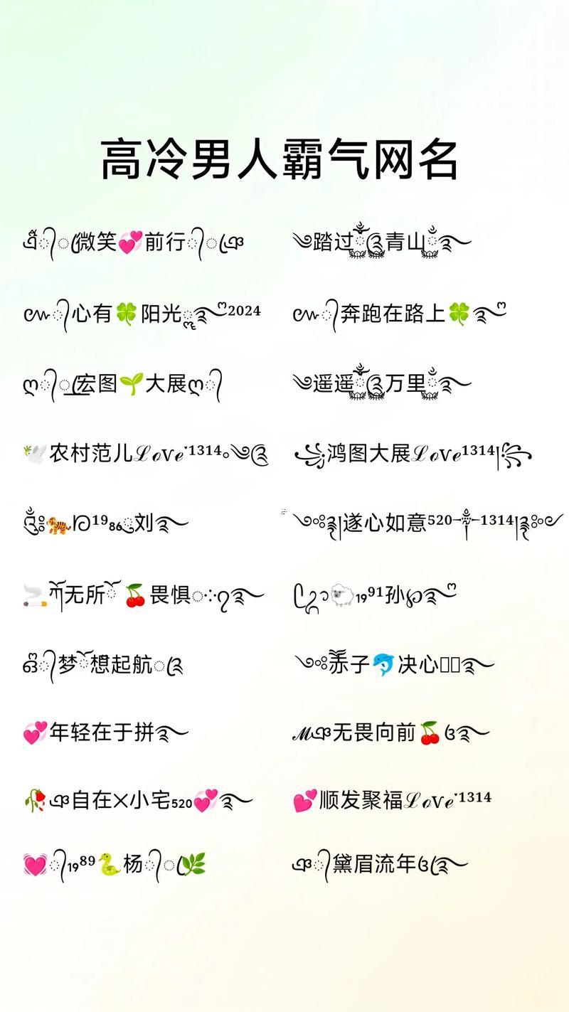 男生起什么名字好