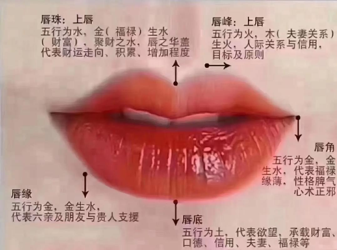 女人嘴唇上有痣