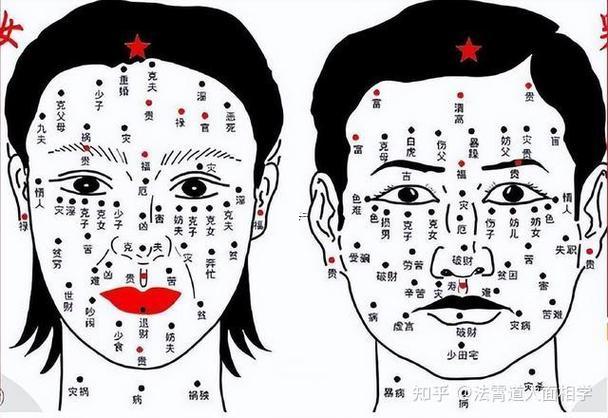 臉上的痣圖解