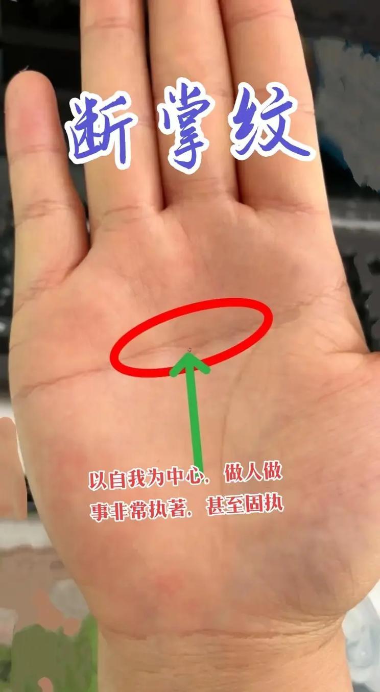 斷掌什么意思