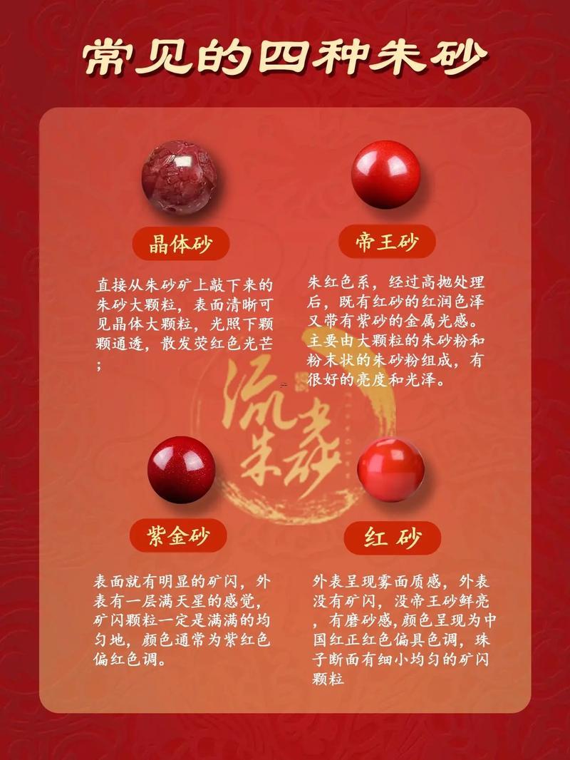 朱砂有幾種顏色