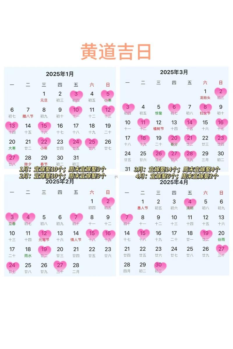 25年8月份結(jié)婚黃道吉日查詢