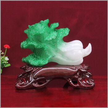 家里招財擺件玉白菜合金蟾哪個好