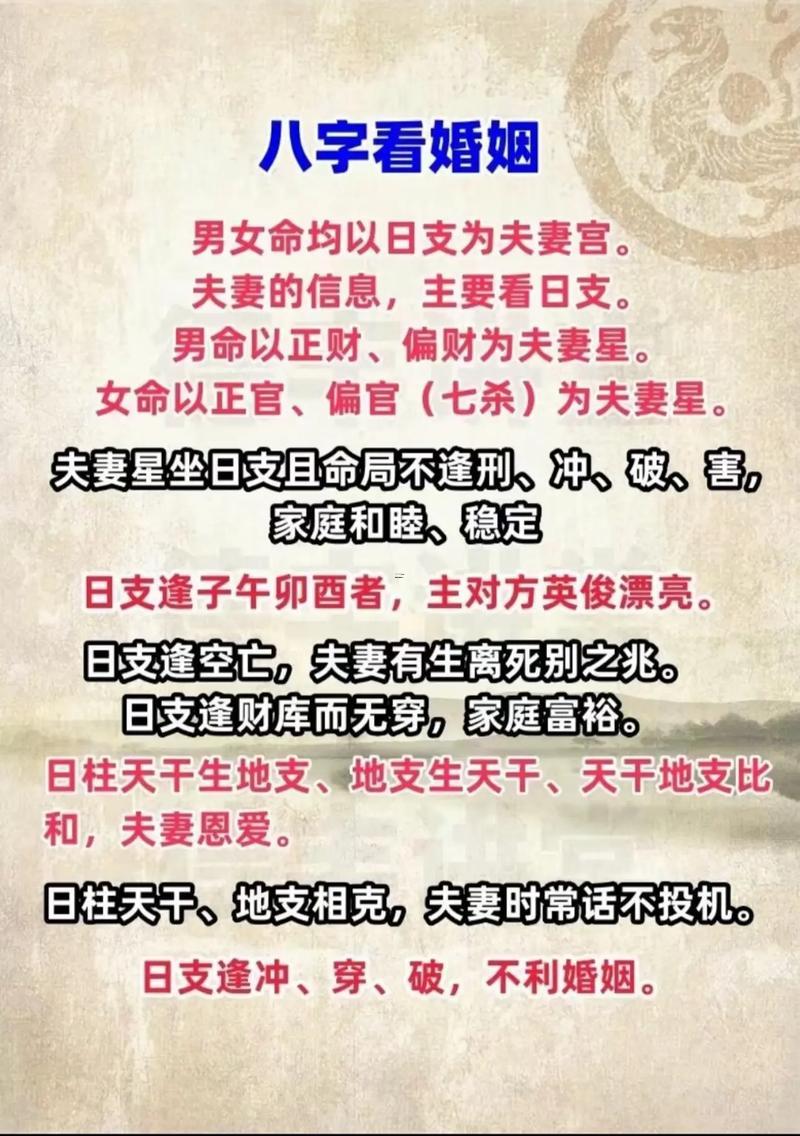 算八字婚姻