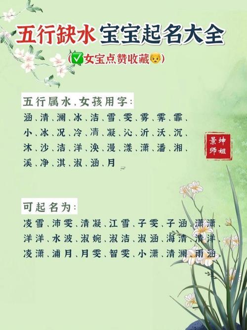 缺水的名字
