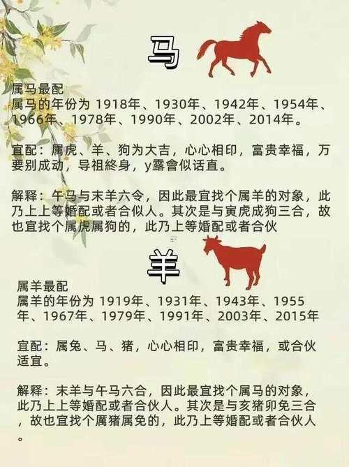 馬和羊相配婚姻怎樣做