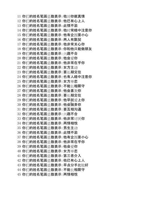 姓名測緣分