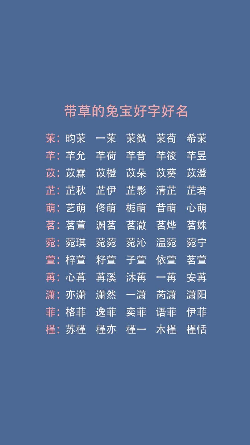 帶兔的名字
