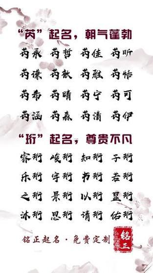 芮字起名的忌諱