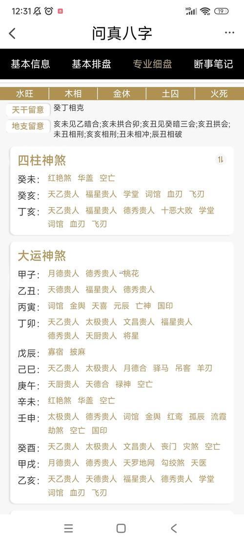 真八字排盤