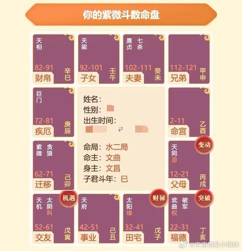 怎樣看自己的紫微命盤