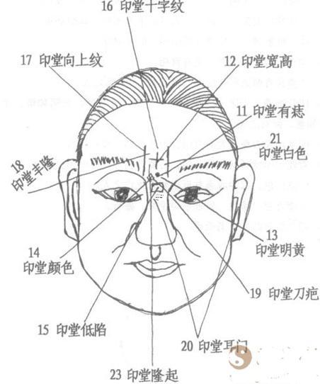 印堂發(fā)亮