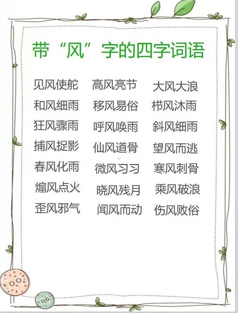 代表風(fēng)的字