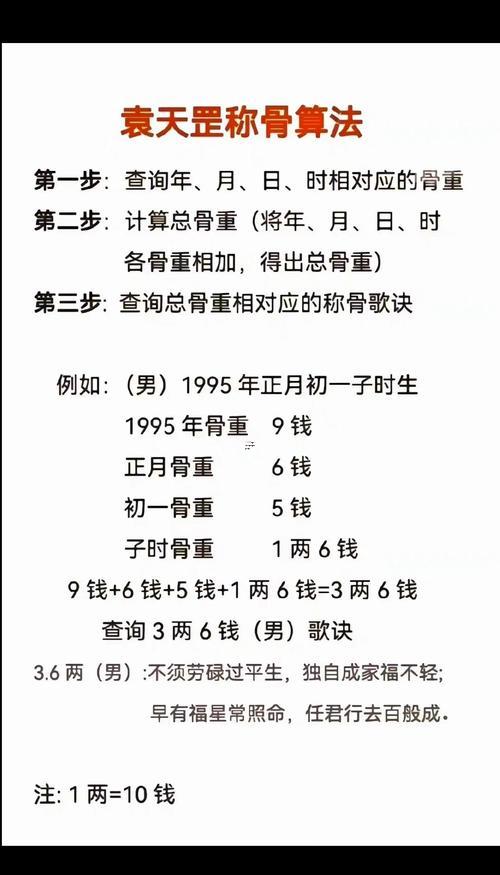 三兩七錢男命詳解