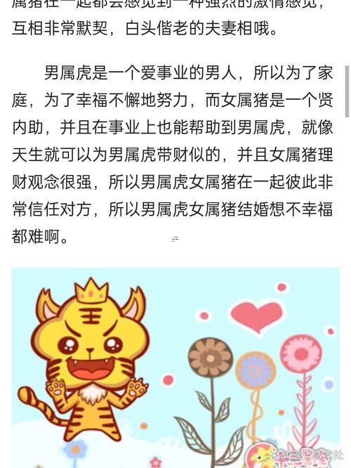 虎女豬男相配嗎