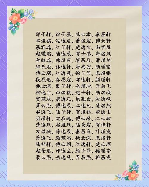 男主角名字