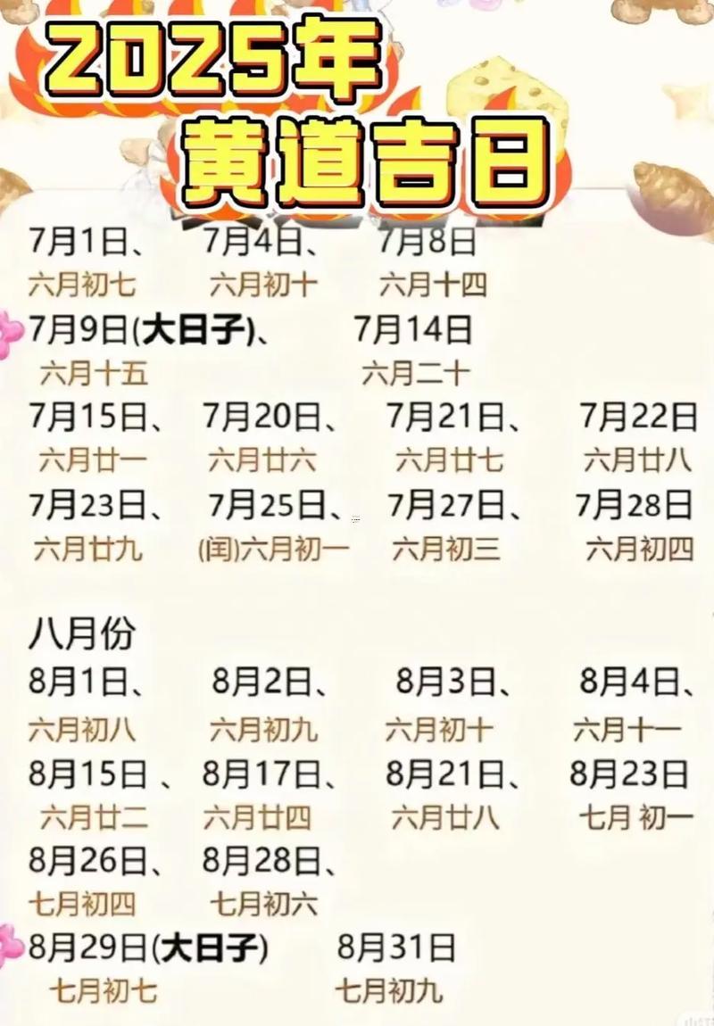 2942-.2025上墳7月黃道吉日