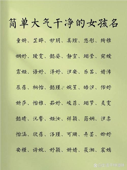 起名字女孩