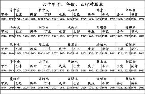 年份納音
