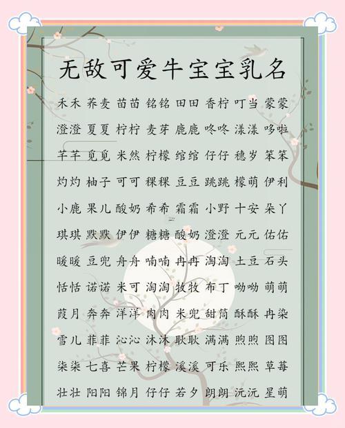 小孩乳名