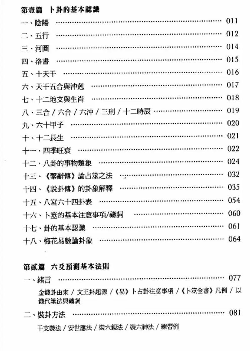 周易六爻占卜