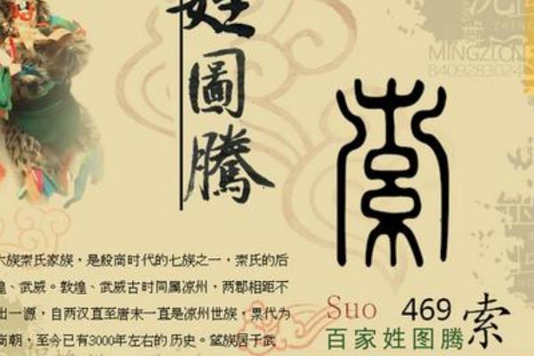 索姓的來源