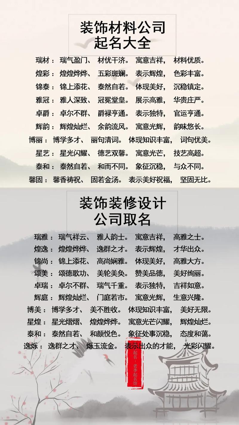 公司起名測試吉兇