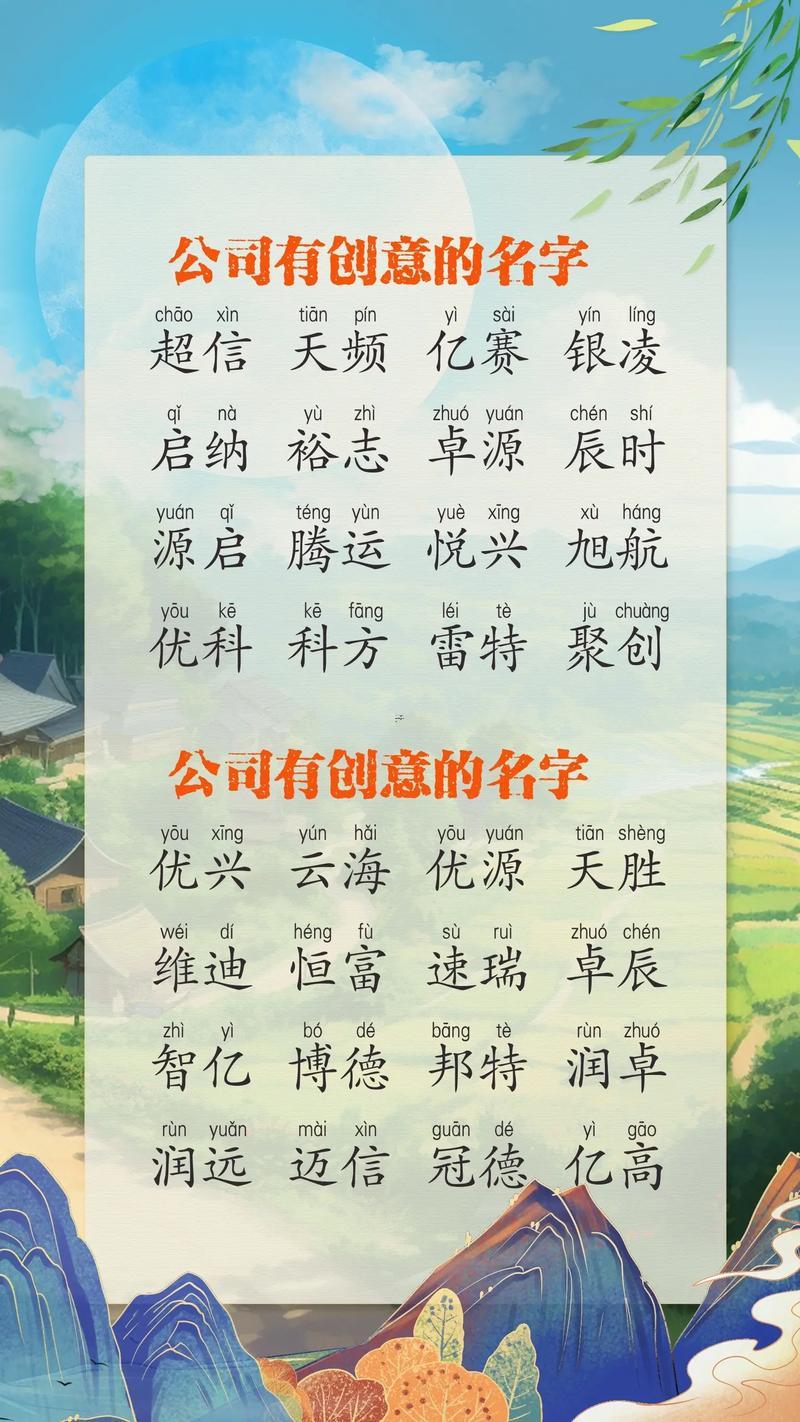 公司取名免費(fèi)