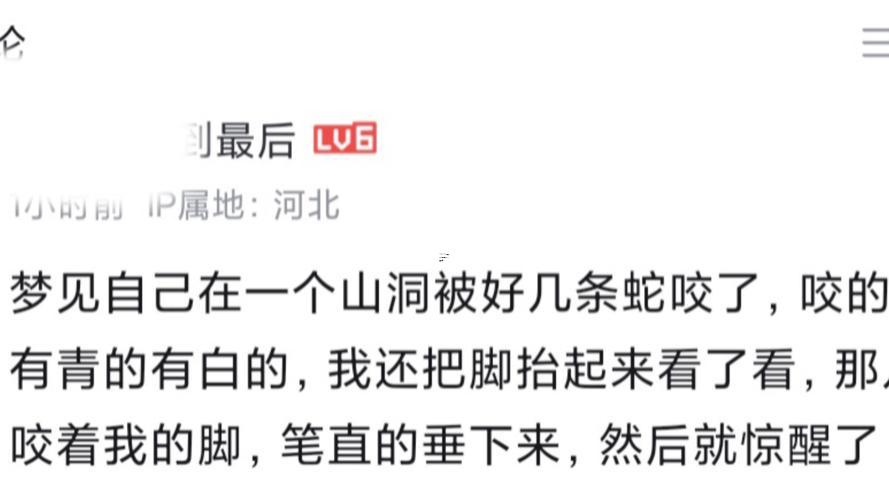 夢見被蛇咬了手