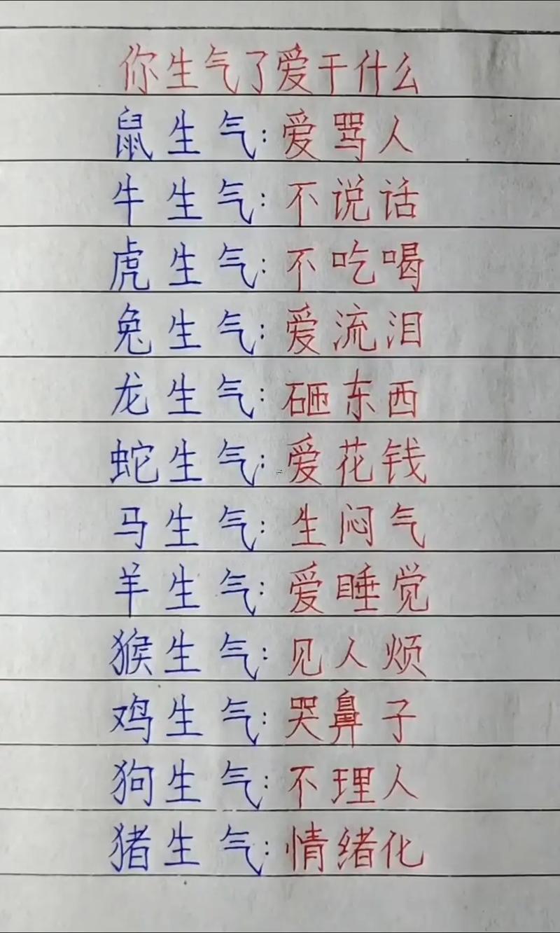 夢見自己生氣