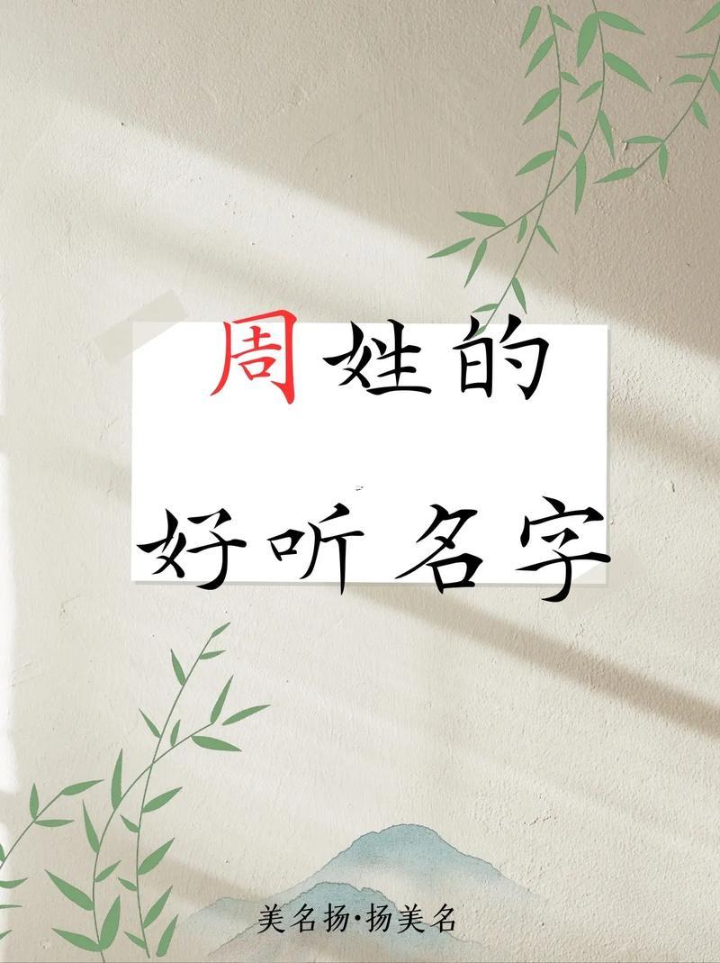 姓周取名