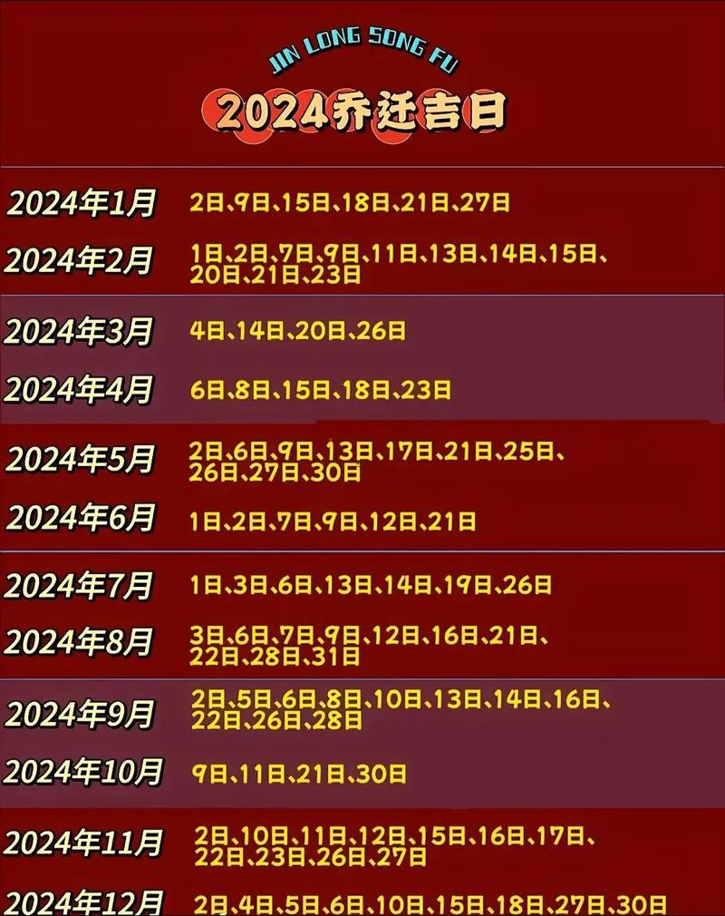 8月份那幾天適合喬遷新居