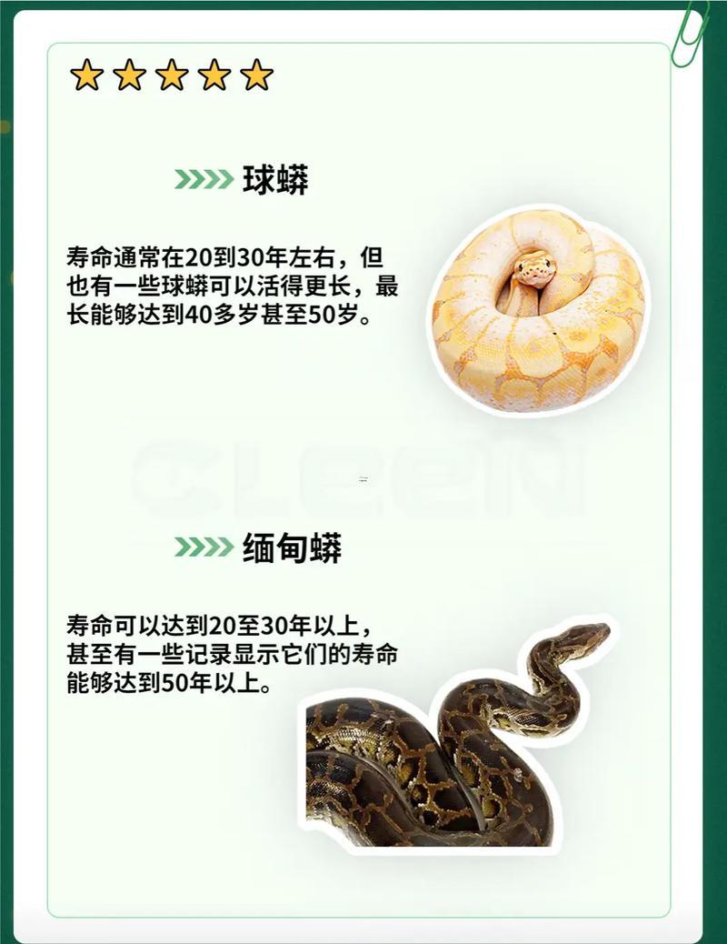 蛇得壽命
