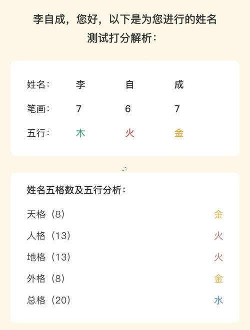 周易姓名打分