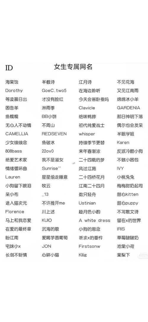 酷的昵稱