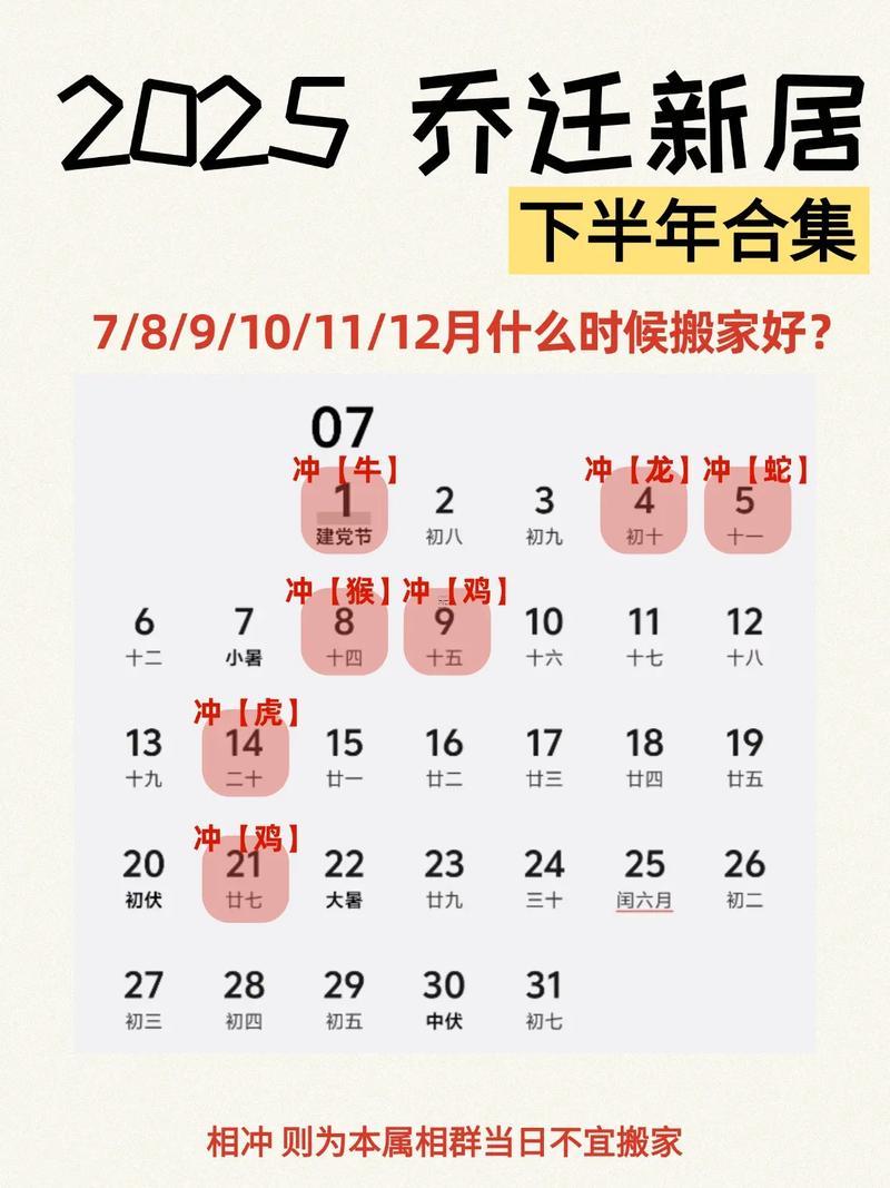 2026年二月搬家好日子